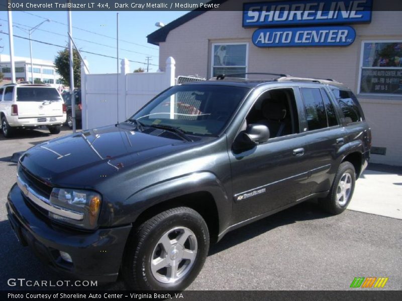 Dark Gray Metallic / Medium Pewter 2004 Chevrolet TrailBlazer LT 4x4