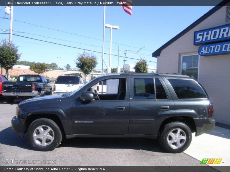 Dark Gray Metallic / Medium Pewter 2004 Chevrolet TrailBlazer LT 4x4