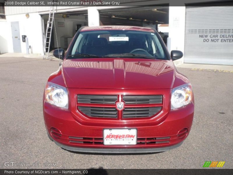 Inferno Red Crystal Pearl / Dark Slate Gray 2008 Dodge Caliber SE