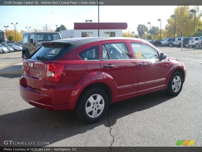 Inferno Red Crystal Pearl / Dark Slate Gray 2008 Dodge Caliber SE