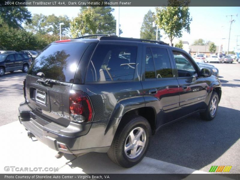 Dark Gray Metallic / Medium Pewter 2004 Chevrolet TrailBlazer LT 4x4