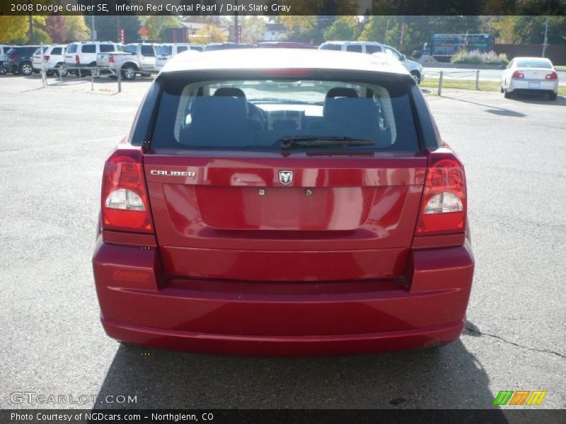 Inferno Red Crystal Pearl / Dark Slate Gray 2008 Dodge Caliber SE