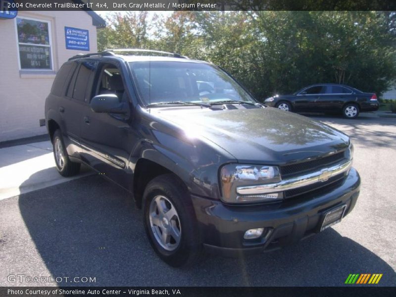 Dark Gray Metallic / Medium Pewter 2004 Chevrolet TrailBlazer LT 4x4