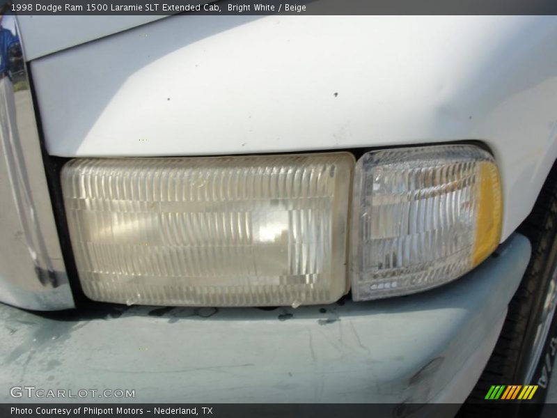 Bright White / Beige 1998 Dodge Ram 1500 Laramie SLT Extended Cab