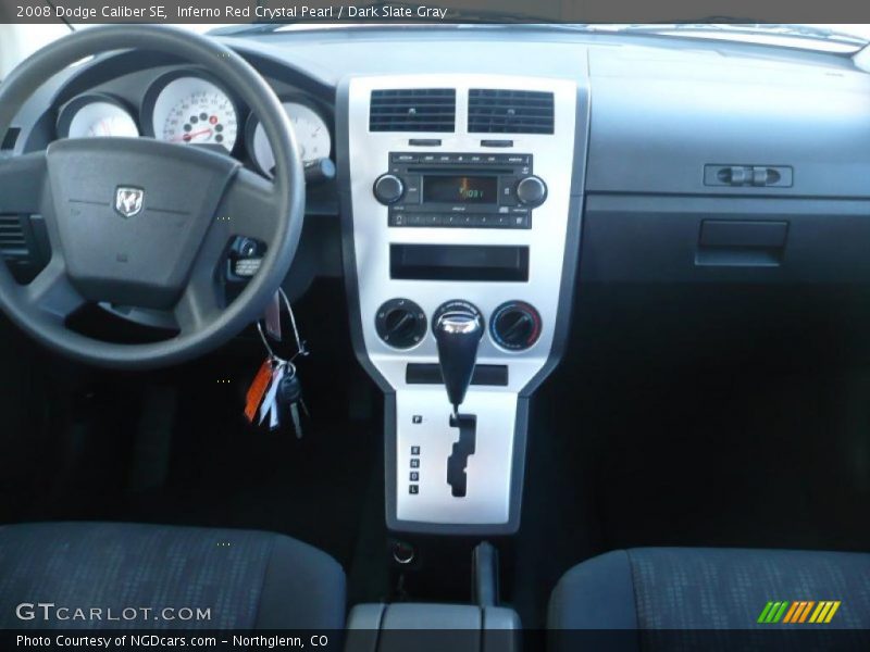 Inferno Red Crystal Pearl / Dark Slate Gray 2008 Dodge Caliber SE