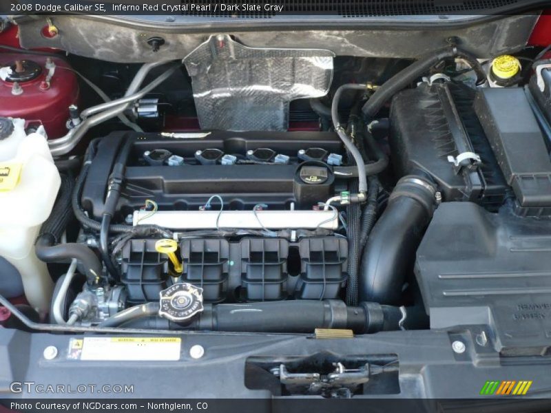 Inferno Red Crystal Pearl / Dark Slate Gray 2008 Dodge Caliber SE