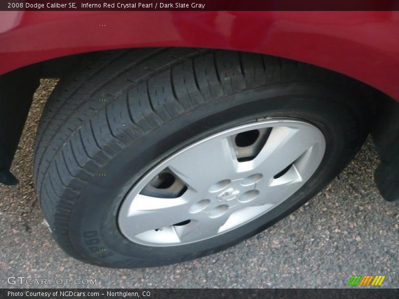 Inferno Red Crystal Pearl / Dark Slate Gray 2008 Dodge Caliber SE