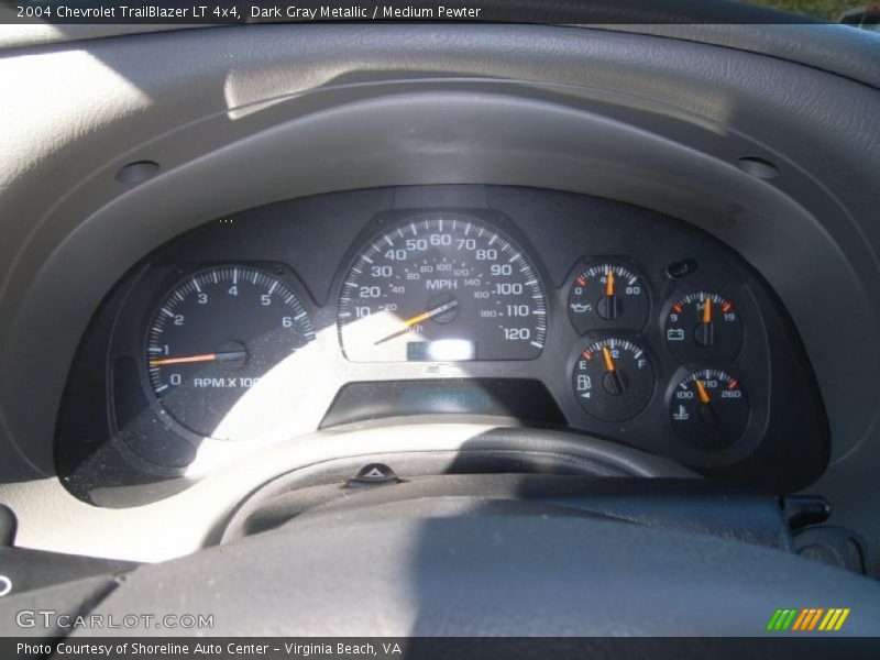 Dark Gray Metallic / Medium Pewter 2004 Chevrolet TrailBlazer LT 4x4