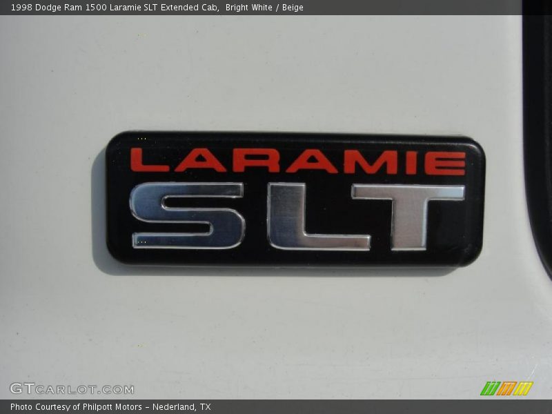 1998 Ram 1500 Laramie SLT Extended Cab Logo