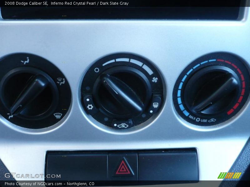 Inferno Red Crystal Pearl / Dark Slate Gray 2008 Dodge Caliber SE