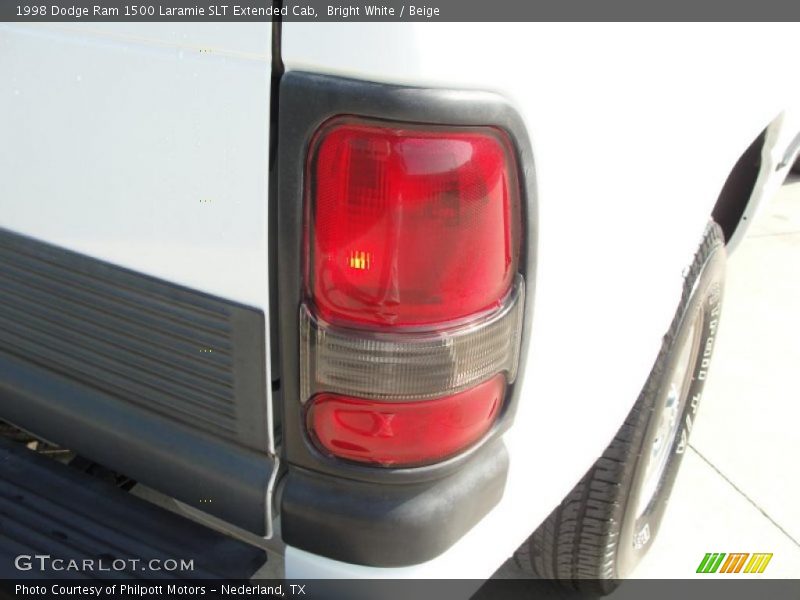 Bright White / Beige 1998 Dodge Ram 1500 Laramie SLT Extended Cab