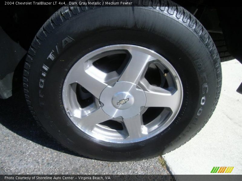 Dark Gray Metallic / Medium Pewter 2004 Chevrolet TrailBlazer LT 4x4