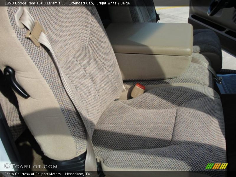 Bright White / Beige 1998 Dodge Ram 1500 Laramie SLT Extended Cab