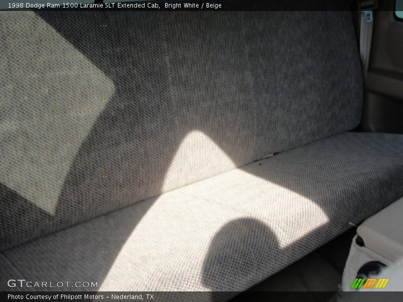 Bright White / Beige 1998 Dodge Ram 1500 Laramie SLT Extended Cab