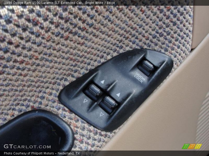 Bright White / Beige 1998 Dodge Ram 1500 Laramie SLT Extended Cab