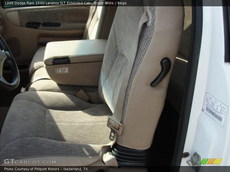Bright White / Beige 1998 Dodge Ram 1500 Laramie SLT Extended Cab