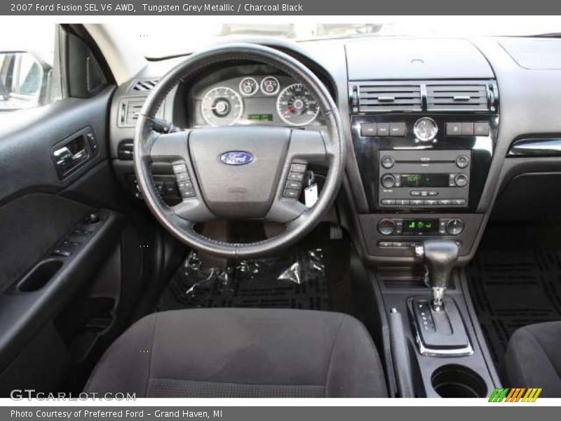 Tungsten Grey Metallic / Charcoal Black 2007 Ford Fusion SEL V6 AWD