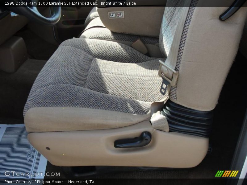 Bright White / Beige 1998 Dodge Ram 1500 Laramie SLT Extended Cab