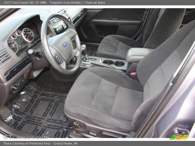 Tungsten Grey Metallic / Charcoal Black 2007 Ford Fusion SEL V6 AWD