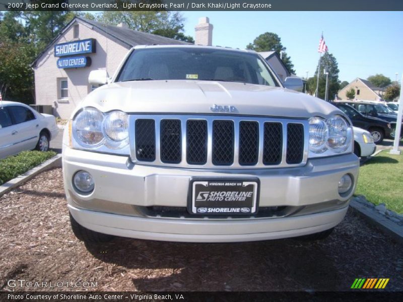 Light Graystone Pearl / Dark Khaki/Light Graystone 2007 Jeep Grand Cherokee Overland