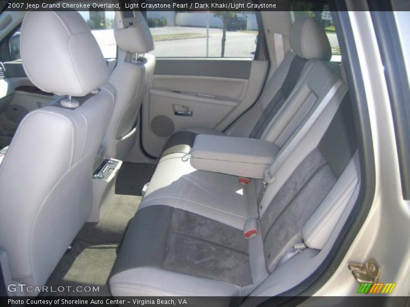  2007 Grand Cherokee Overland Dark Khaki/Light Graystone Interior