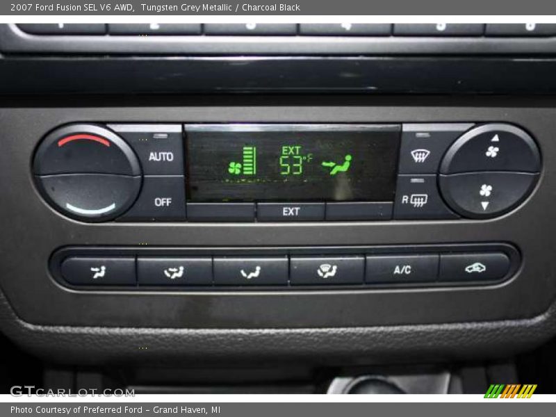 Tungsten Grey Metallic / Charcoal Black 2007 Ford Fusion SEL V6 AWD