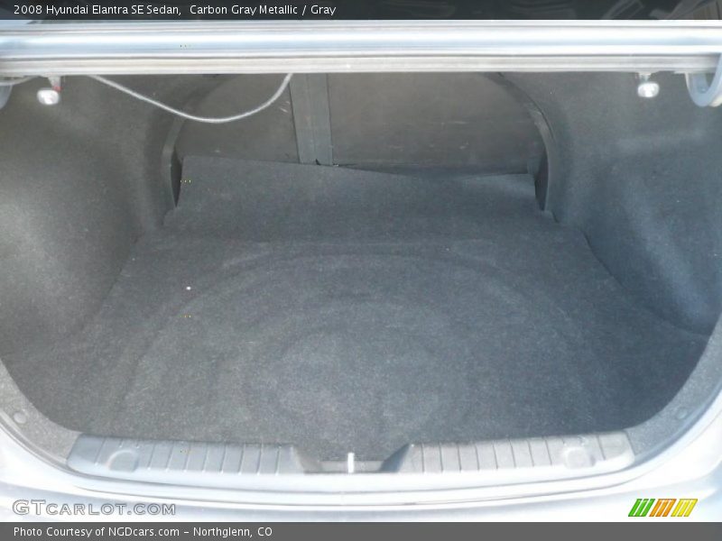 Carbon Gray Metallic / Gray 2008 Hyundai Elantra SE Sedan