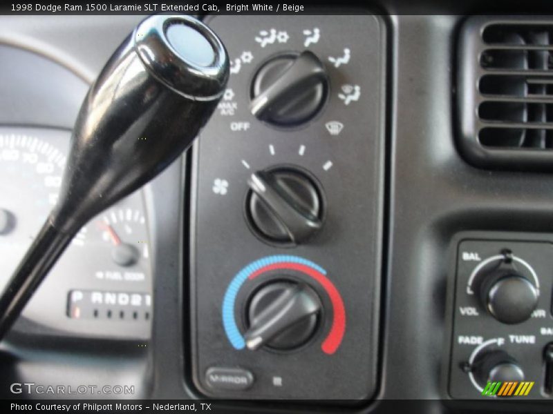 Bright White / Beige 1998 Dodge Ram 1500 Laramie SLT Extended Cab