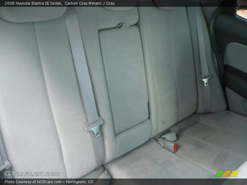 Carbon Gray Metallic / Gray 2008 Hyundai Elantra SE Sedan