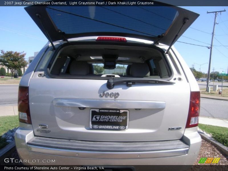 Light Graystone Pearl / Dark Khaki/Light Graystone 2007 Jeep Grand Cherokee Overland