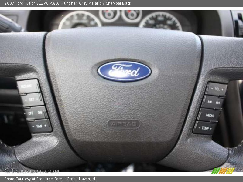 Tungsten Grey Metallic / Charcoal Black 2007 Ford Fusion SEL V6 AWD