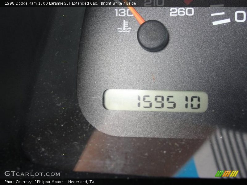 Bright White / Beige 1998 Dodge Ram 1500 Laramie SLT Extended Cab