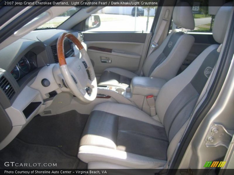 Dark Khaki/Light Graystone Interior - 2007 Grand Cherokee Overland 