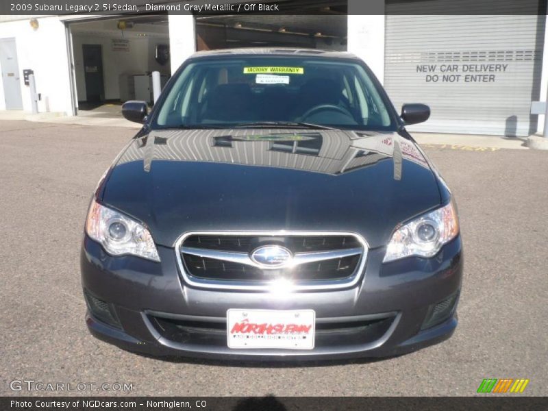 Diamond Gray Metallic / Off Black 2009 Subaru Legacy 2.5i Sedan