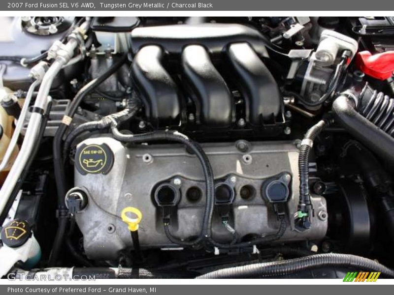Tungsten Grey Metallic / Charcoal Black 2007 Ford Fusion SEL V6 AWD