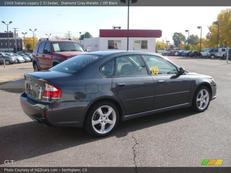 Diamond Gray Metallic / Off Black 2009 Subaru Legacy 2.5i Sedan