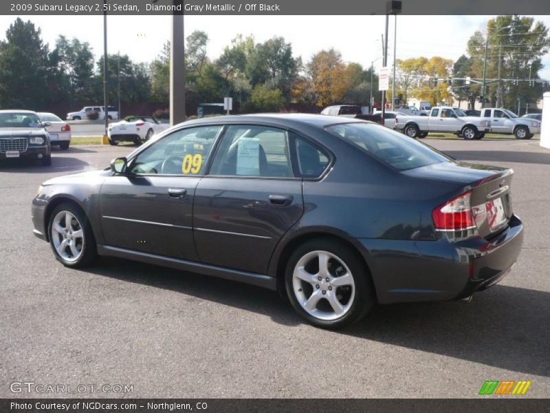 Diamond Gray Metallic / Off Black 2009 Subaru Legacy 2.5i Sedan