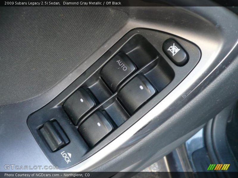 Diamond Gray Metallic / Off Black 2009 Subaru Legacy 2.5i Sedan