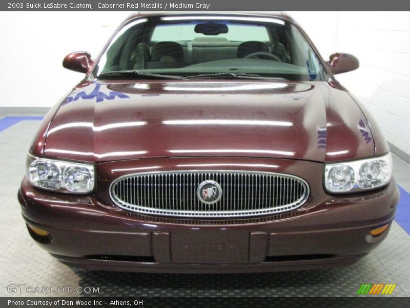 Cabernet Red Metallic / Medium Gray 2003 Buick LeSabre Custom