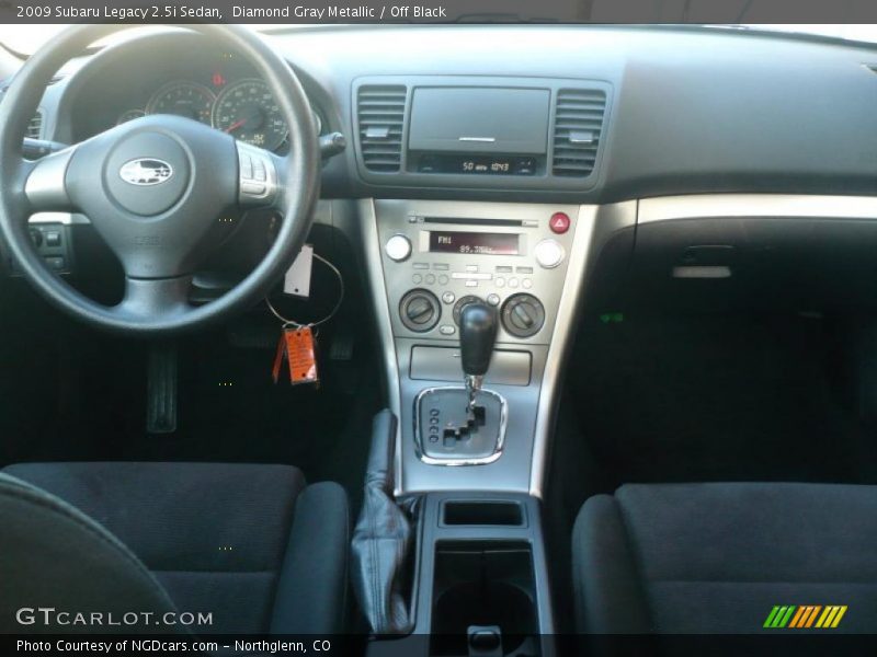 Diamond Gray Metallic / Off Black 2009 Subaru Legacy 2.5i Sedan