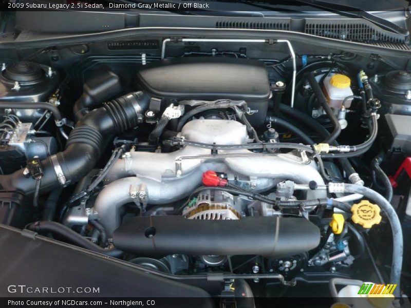 Diamond Gray Metallic / Off Black 2009 Subaru Legacy 2.5i Sedan