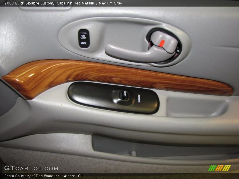 Cabernet Red Metallic / Medium Gray 2003 Buick LeSabre Custom