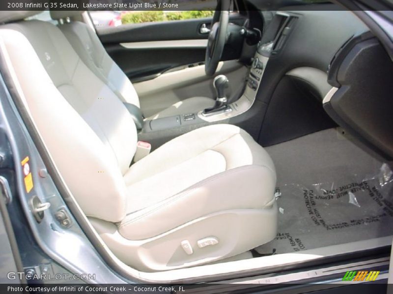 Lakeshore Slate Light Blue / Stone 2008 Infiniti G 35 Sedan