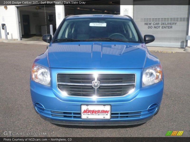 Surf Blue Pearl / Dark Slate Gray 2008 Dodge Caliber SXT