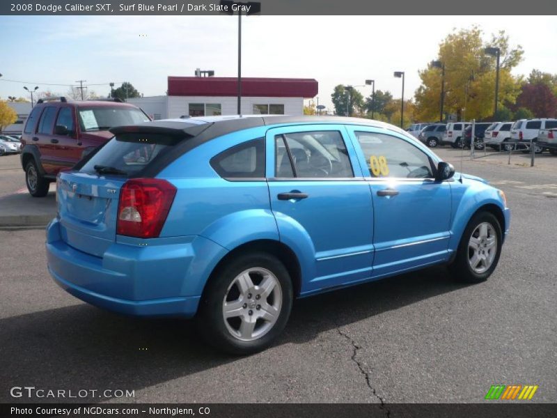 Surf Blue Pearl / Dark Slate Gray 2008 Dodge Caliber SXT