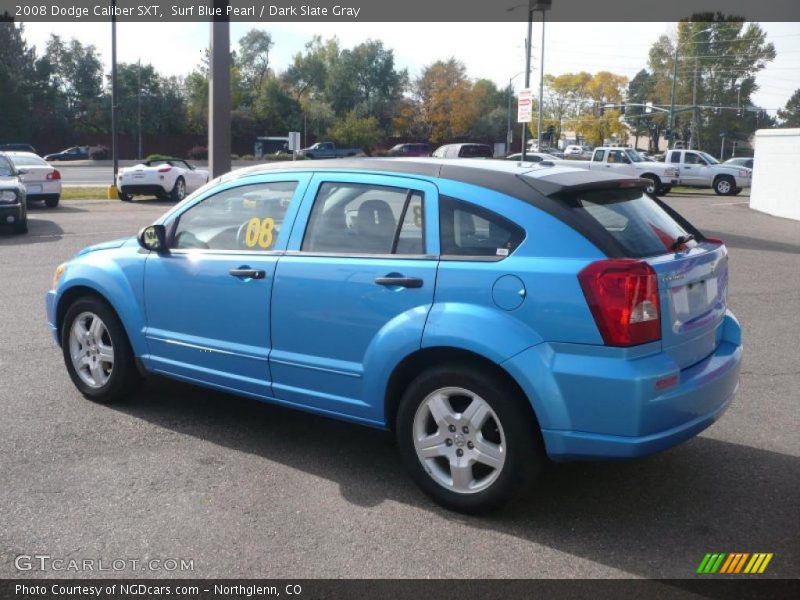 Surf Blue Pearl / Dark Slate Gray 2008 Dodge Caliber SXT