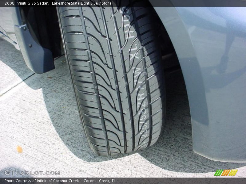 Lakeshore Slate Light Blue / Stone 2008 Infiniti G 35 Sedan