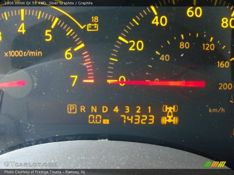 Silver Graphite / Graphite 2006 Infiniti QX 56 4WD