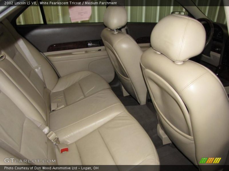 White Pearlescent Tricoat / Medium Parchment 2002 Lincoln LS V8