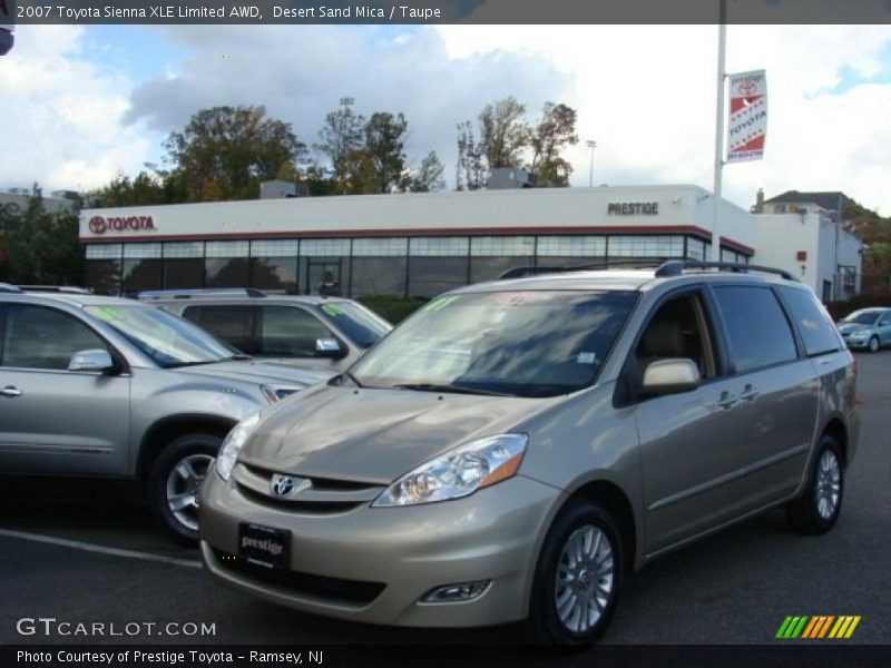 Desert Sand Mica / Taupe 2007 Toyota Sienna XLE Limited AWD
